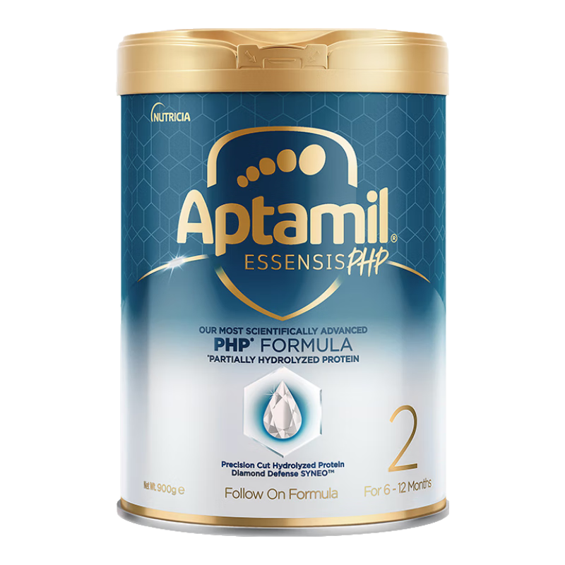 Aptamil - 爱他美Aptamil奇迹白罐适度水解婴幼儿配方益生菌低敏奶粉900g 2段